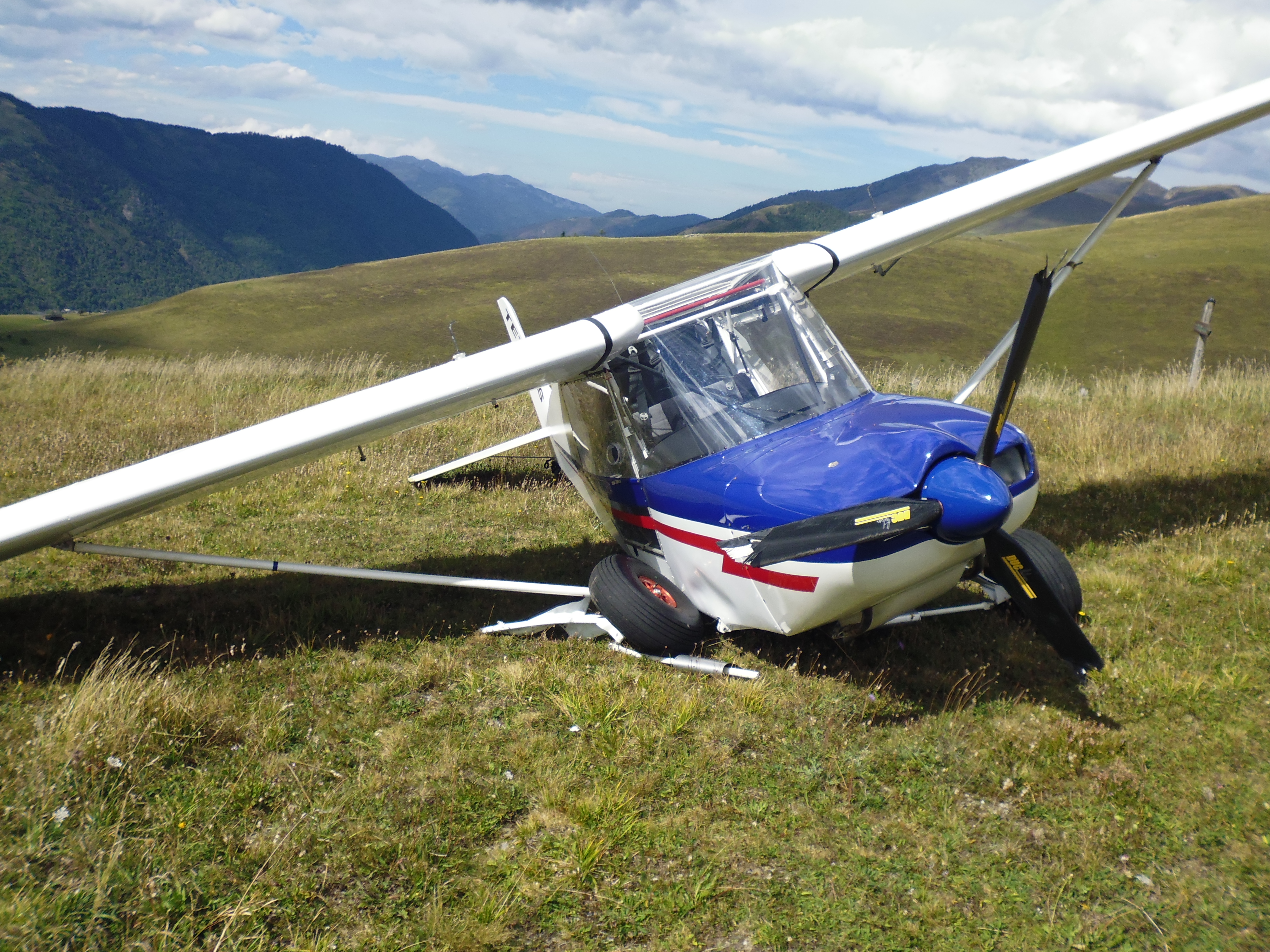 Crash d'un avion sur l'altiport de Peyragudes